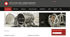 Desktop Screenshot of ifpilm.pl